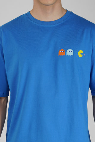 PACMAN_ROYAL BLUE OVERSIZED T-SHIRT