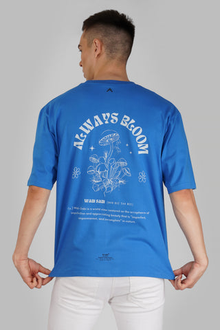 ALWAYS BLOOM BLUE OVERSIZED T-SHIRT