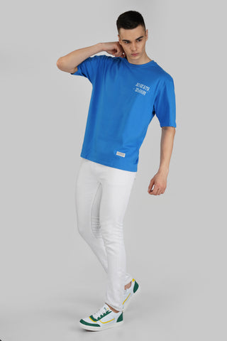 ALWAYS BLOOM BLUE OVERSIZED T-SHIRT