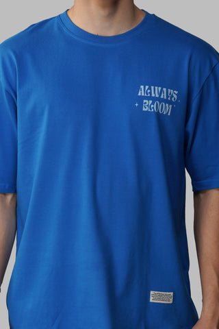 ALWAYS BLOOM BLUE OVERSIZED T-SHIRT