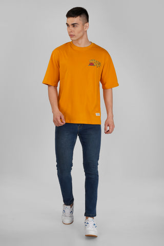 MODERN MAN_MUSTARD UNISEX OVERSIZED T-SHIRT