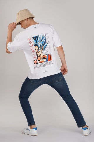 GOKU IVORY OVERSIZED T-SHIRT