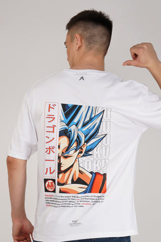 GOKU IVORY OVERSIZED T-SHIRT