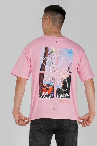 6pm PINK OVERSIZED T-SHIRT