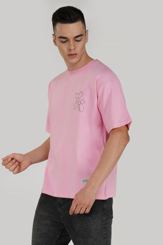 6pm PINK OVERSIZED T-SHIRT