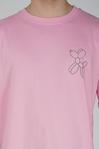 6pm PINK OVERSIZED T-SHIRT