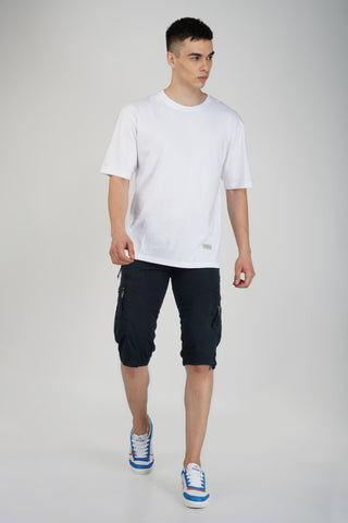 IVORY SOLID OVERSIZED TSHIRT