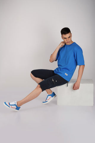 ROYAL BLUE_SOLID UNISEX OVERSIZED T-SHIRT