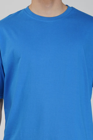 ROYAL BLUE_SOLID UNISEX OVERSIZED T-SHIRT