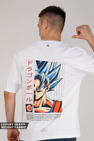 GOKU IVORY OVERSIZED T-SHIRT