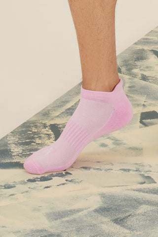 BAMBOO UNISEX ANKLE SOCKS - YELLOW/PINK/GREEN