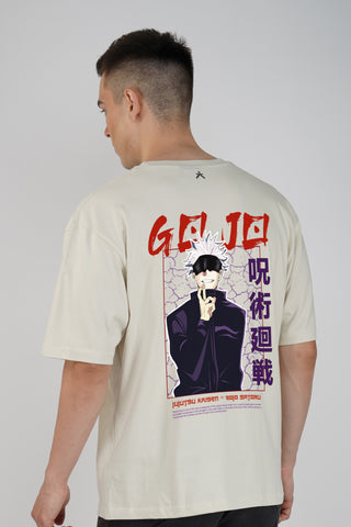 GOJO OFF-WHITE OVERSIZED T-SHIRT