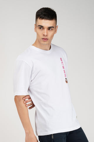 DEMON SLAYER WHITE OVERSIZED T-SHIRT