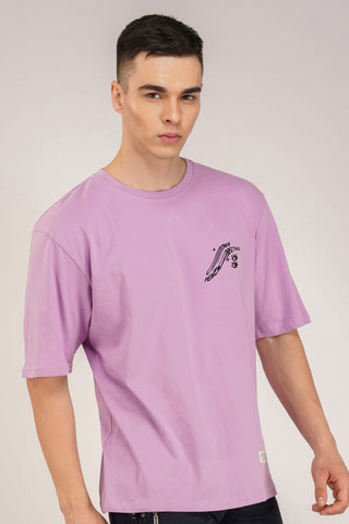 PERSPECTIVE_LAVENDER UNISEX OVERSIZED T-SHIRT